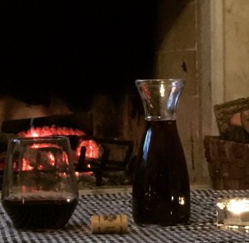 Lacivert Pötikareli Masa Örtüsü