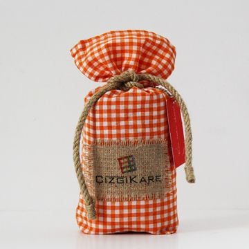 Turuncu Pötikareli Masa Örtüsü