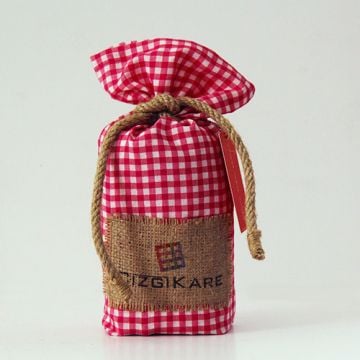 Pembe Pötikareli Masa Örtüsü