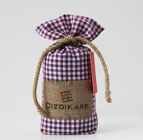 Mor Pötikareli Masa Örtüsü