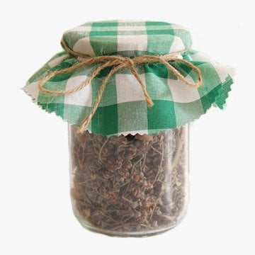 Yeşil Kareli Kavanoz Kapağı