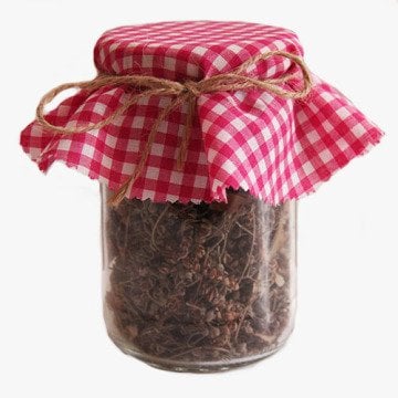 Pembe Pötikareli Kavanoz Kapağı