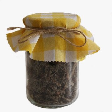 Sarı Kareli Kavanoz Kapağı