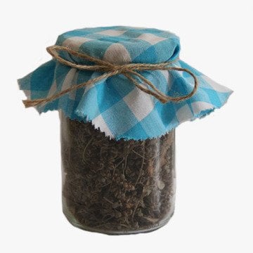 Turkuaz Kareli Kavanoz Kapağı