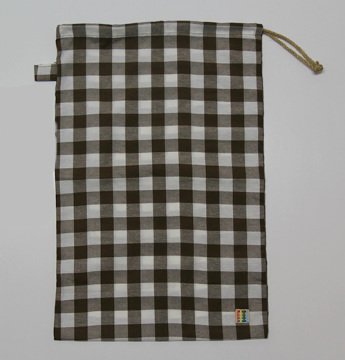 Kahve Kareli Ekmek Kesesiİ