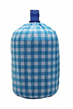 Turkuaz Kareli Damacana Kılıfı