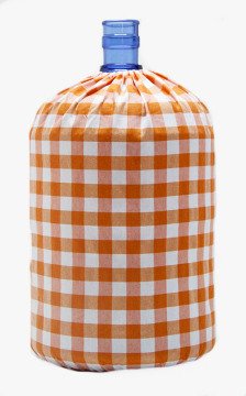 Turuncu Kareli Damacana Kılıfı