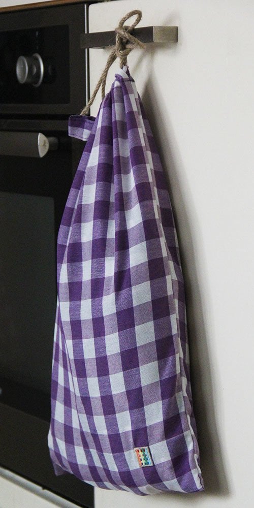 Mor Kareli Ekmek Kesesi