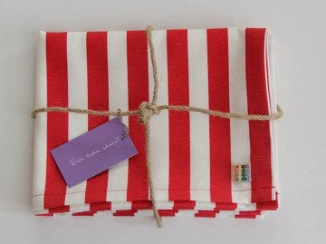 Kırmızı Çizgili Runner (Servis Örtüsü)