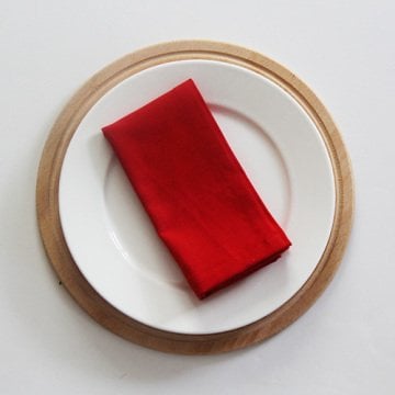Kırmızı Kumaş Peçete