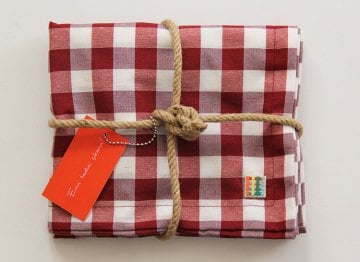 Bordo Kareli Runner (Servis Örtüsü)