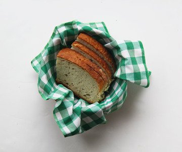Yeşil Kareli Ekmek Sepeti Peçetesi