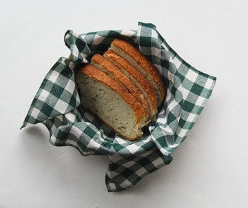 Nefti Yeşil Kareli Ekmek Sepeti Peçetesi