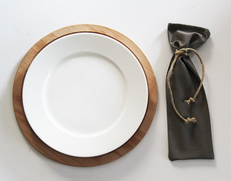 Gri Çatal Bıçak Kesesi