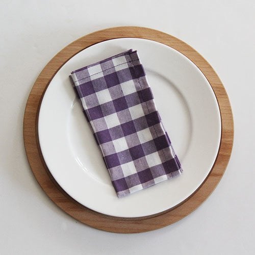 Mor Kareli Kumaş Peçete