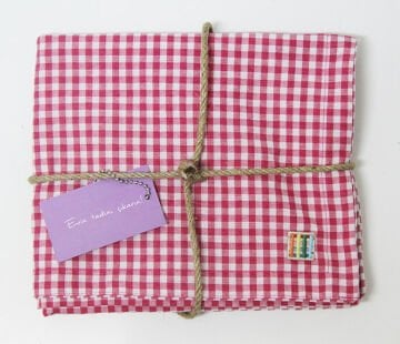 Pembe Pötikareli Runner (Servis Örtüsü)