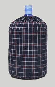 Lacivert Ekoseli Damacana Kılıfı