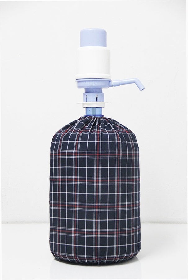 Lacivert Ekoseli Damacana Kılıfı