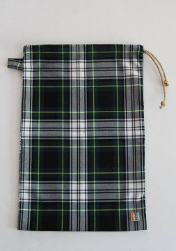 Yeşil Ekoseli Ekmek Kesesi