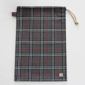 Gri Ekoseli Ekmek Kesesi