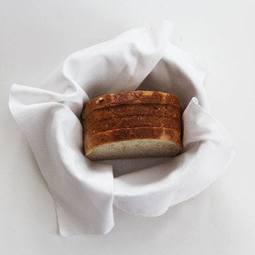 Beyaz Ekmek Sepeti Peçetesi