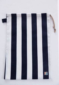 Lacivert Çizgili Ekmek Kesesi