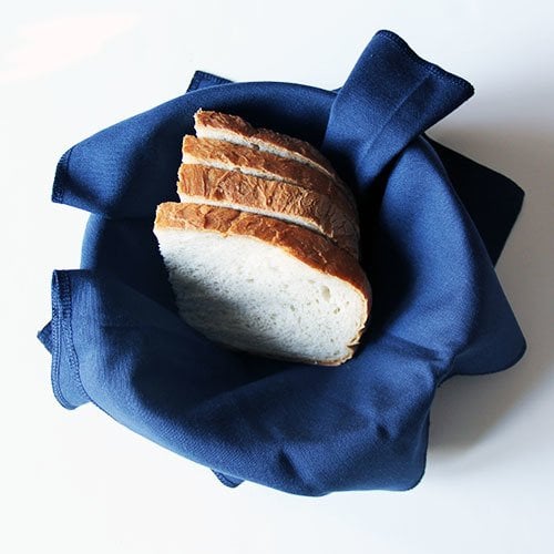 Lacivert Ekmek Sepeti Peçetesi