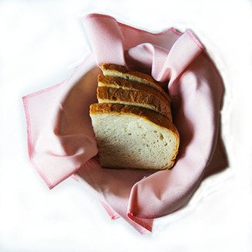 Toz Pembe Ekmek Sepeti Peçetesi