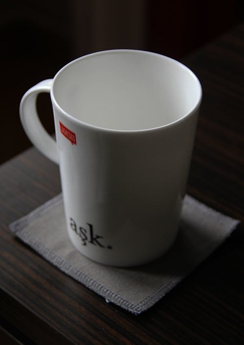 Gri Bardak Altlığı