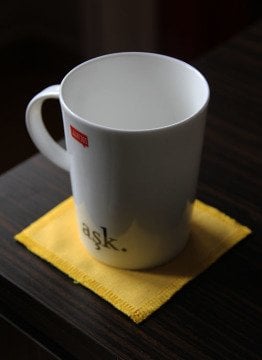 Sarı Bardak Altlığı