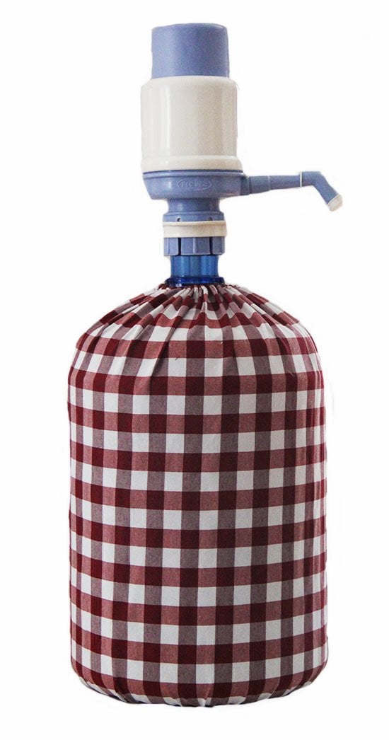 Bordo Kareli Damacana Kılıfı