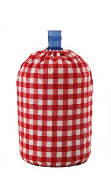 Kırmızı Kareli Damacana Kılıfı