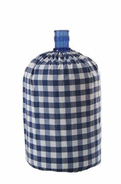 Pastel Mavi Kareli Damacana Kılıfı