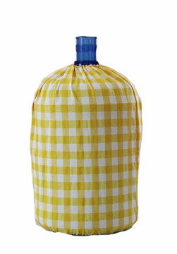 Sarı Kareli Damacana Kılıfı