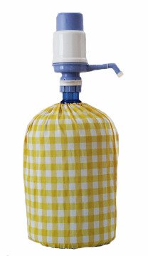 Sarı Kareli Damacana Kılıfı