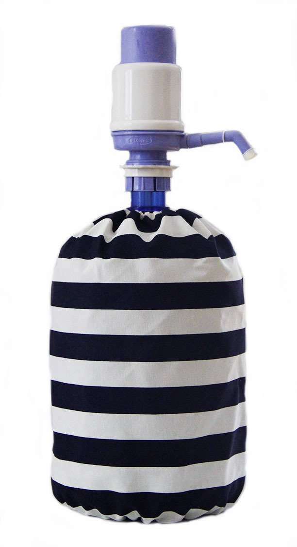 Lacivert Çizgili Damacana Kılıfı